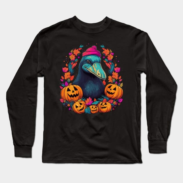 Platypus Halloween Long Sleeve T-Shirt by JH Mart